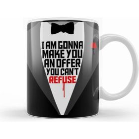 Humuts Porselen Beyaz The Godfather Refuse Kupa Bardak