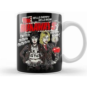 Humuts Porselen Beyaz The Runaways Cherry Bomb Kupa Bardak