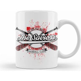 Humuts Porselen Beyaz The Saviors Baseball Club Kupa Bardak