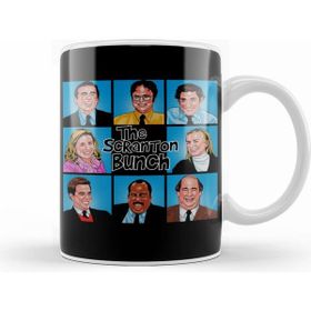 Humuts Porselen Beyaz The Scranton Bunch 01 Kupa Bardak