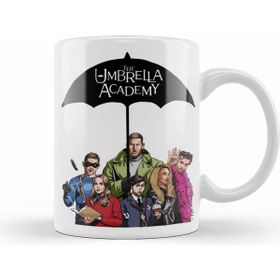 Humuts Porselen Beyaz The Umbrella Academy Kupa Bardak