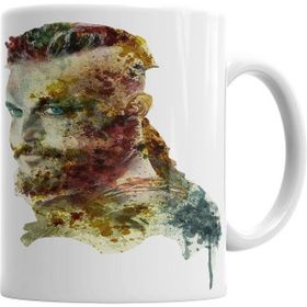Humuts Porselen Beyaz The Vikings Ragnar Kupa Bardak