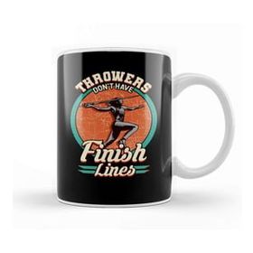 Humuts Porselen Beyaz Throwers Dont Have Finish Lines Javelin Throwing Kupa Bardak