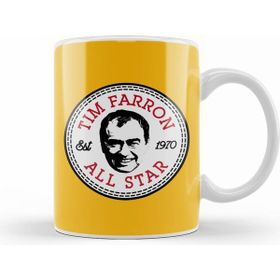 Humuts Porselen Beyaz Tim Farron All Star Converse Logo Kupa Bardak