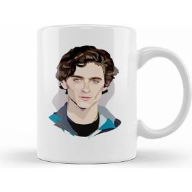 Humuts Porselen Beyaz Timothee Chalamet Kupa Bardak