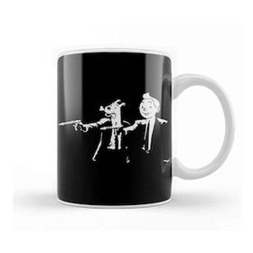 Humuts Porselen Beyaz Tin Tin And Snowy Pulp Fiction Kupa Bardak