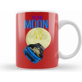 Humuts Porselen Beyaz To The Moon Dogecar Dogecoin Crypto Logo Merch Kupa Bardak