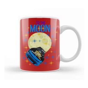 Humuts Porselen Beyaz To The Moon Dogecar Dogecoin Crypto Logo Merch Kupa Bardak