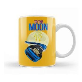 Humuts Porselen Beyaz To The Moon Dogecar Dogecoin Crypto Logo Merch Kupa Bardak