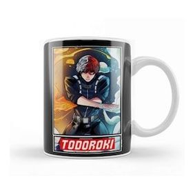 Humuts Porselen Beyaz Todoroki Fanart Kupa Bardak