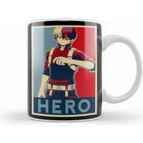 Humuts Porselen Beyaz Todoroki Shoto My Hero Academia Kupa Bardak