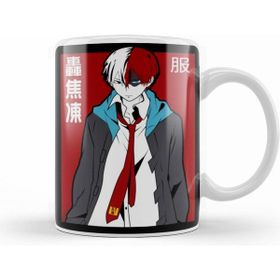 Humuts Porselen Beyaz Todoroki Shouto Kupa Bardak