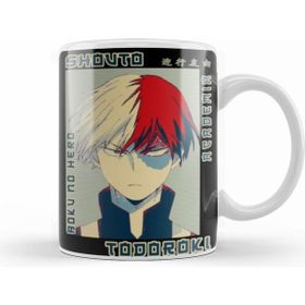 Humuts Porselen Beyaz Todoroki Shouto Kupa Bardak