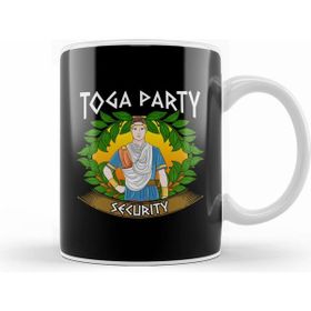 Humuts Porselen Beyaz Toga Party Security Guard Funny Fraternity Party Kupa Bardak