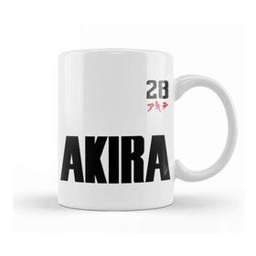 Humuts Porselen Beyaz Tokyo Japanimation Anime Manga Capsule Akira Kanji 28 Kupa Bardak