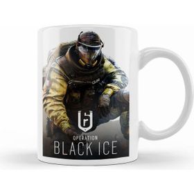 Humuts Porselen Beyaz Tom Clancys Rainbow Six Siege Kupa Bardak