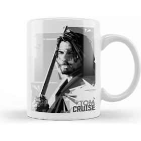 Humuts Porselen Beyaz Tom Cruise Black And White Kupa Bardak