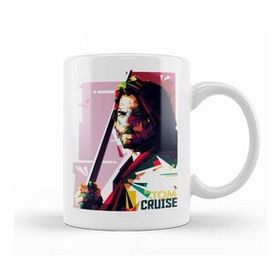 Humuts Porselen Beyaz Tom Cruise Pop Art Kupa Bardak