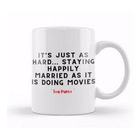 Humuts Porselen Beyaz Tom Hanks Quotes Kupa Bardak