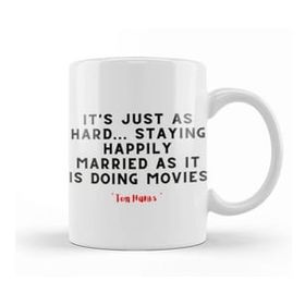 Humuts Porselen Beyaz Tom Hanks Quotes Kupa Bardak