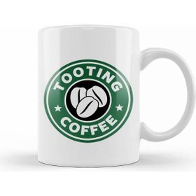 Humuts Porselen Beyaz Tooting Coffee Starbucks Kupa Bardak