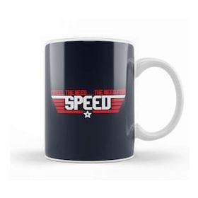 Humuts Porselen Beyaz Top Gun Feel The Need For Speed Kupa Bardak