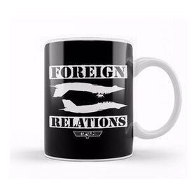 Humuts Porselen Beyaz Top Gun Foreign Relations Kupa Bardak