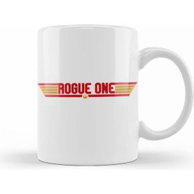 Humuts Porselen Beyaz Top Gun Rogue One Kupa Bardak