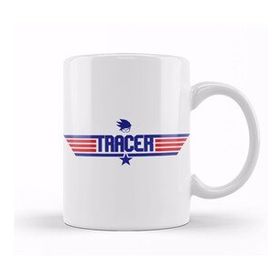 Humuts Porselen Beyaz Topgun Tracer Overwatch Kupa Bardak