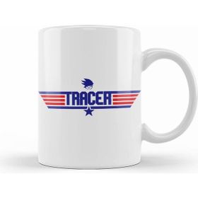 Humuts Porselen Beyaz Topgun Tracer Overwatch Kupa Bardak