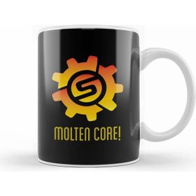 Humuts Porselen Beyaz Torbjorn Molten Core Logo Overwatch Kupa Bardak