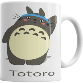 Humuts Porselen Beyaz Totoro 04 Kupa Bardak