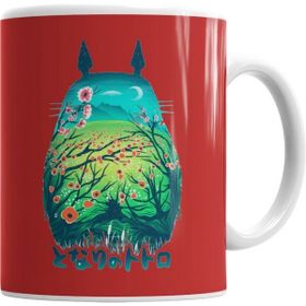 Humuts Porselen Beyaz Totoro 05 Kupa Bardak