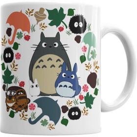 Humuts Porselen Beyaz Totoro Kupa Bardak