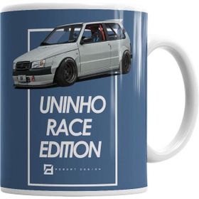 Humuts Porselen Beyaz Uno Race Edition Kupa Bardak