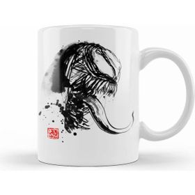 Humuts Porselen Beyaz Venom Kupa Bardak