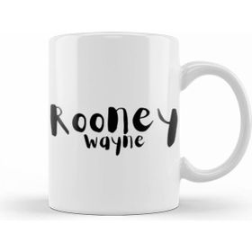 Humuts Porselen Beyaz Wayne Rooney Kupa Bardak