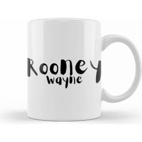 Humuts Porselen Beyaz Wayne Rooney Kupa Bardak