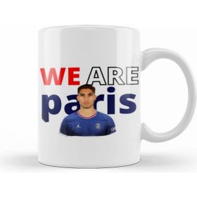 Humuts Porselen Beyaz We Are Parıs Hakımı Kupa Bardak
