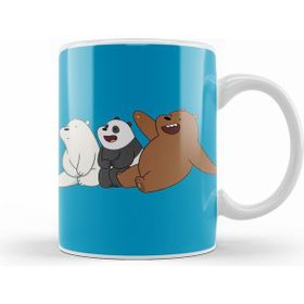 Humuts Porselen Beyaz We Bare Bears 05 Kupa Bardak