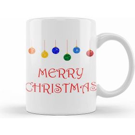 Humuts Porselen Beyaz Yılbaşı Yeni Yıl Konseptli Merry Christmas 010 Kupa Bardak