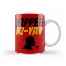 Humuts Porselen Beyaz Yippee Ki Yay Mother Fucker Quote 2022 Kupa Bardak