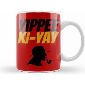 Humuts Porselen Beyaz Yippee Ki Yay Mother Fucker Quote 2022 Kupa Bardak
