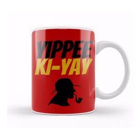 Humuts Porselen Beyaz Yippee Ki Yay Mother Fucker Quote Kupa Bardak