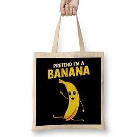 Humuts Pretend I M A Banana Gymnastics Pun Bez Kadın Günlük Çanta