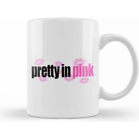 Humuts Pretty In Pink Logo Kupa Bardak