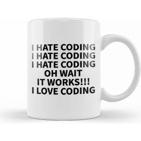 Humuts Programmer Coding Hate Love Humor Gift Kupa Bardak
