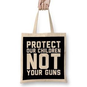 Humuts Protect Our Children Not Your Guns Bez Kadın Günlük Çanta