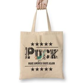 Humuts Puck Make America Skate Again Funny Hockey Player Bez Kadın Günlük Çanta