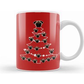 Humuts Pug Dog Christmas Tree Baubles Kupa